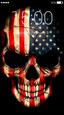 Skull Lock Screen android App screenshot 6